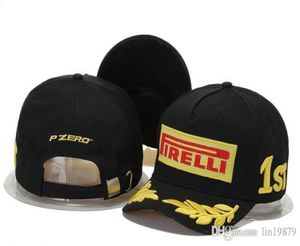 Pirelli PZERO Casquettes de baseball F1 Racing 6 panneaux golf strapback marque hip hop hommes femmes masculinos toca chapeu os aba reta Snapback2077555