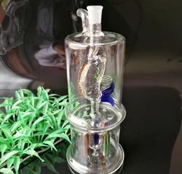 Poissons Quatre Griffe Filtre Muet Narguilé, Gros Verre Bongs Brûleur À Huile Tuyaux En Verre Tuyaux D'eau Tuyau En Verre Huile Rigs Fumer Livraison Gratuite