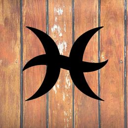 Vissen Horoscoop Symbool - Home Decor Decoratief Accent Metal Art Wall Sign