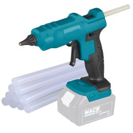 Pistolen 130W bricolage pistolet à colle électrique pour batterie Makita 18V/21V bricolage soudage thermofusible pistolet à Air chaud buse anti-brûlure avec bâtons de 11mm