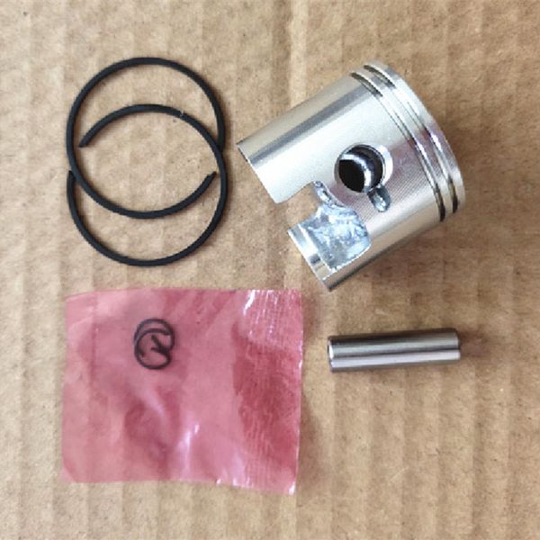 Kit de pistón de 34 mm (anillo de pistón doble) compatible con Zenoah Komatsu G2500 2500 25CC 2 Cycle mini motosierra Cilindro assy ring pin circlips asy
