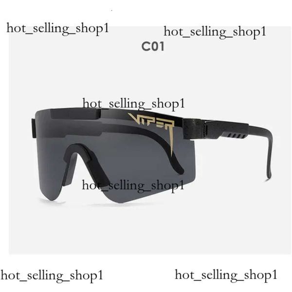 Pits Vipers Lunettes de soleil Sport Google Lunettes de soleil polarisées pour hommes/femmes Lunettes coupe-vent extérieures 100% UV Verres miroir Oakleies Lunettes de soleil design 825