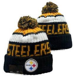 Pittsburgh Beanie Beanies SOX LA NY équipe de baseball nord-américaine Patch latéral hiver laine Sport tricot chapeau Pom crâne casquettes A22