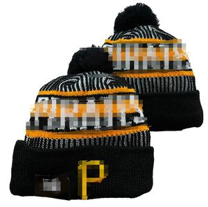 Pittsburgh Beanie Pirates Bonnets Équipe de Baseball Nord-Américaine Patch Latéral Hiver Laine Sport Tricot Chapeau Casquettes De Crâne a2