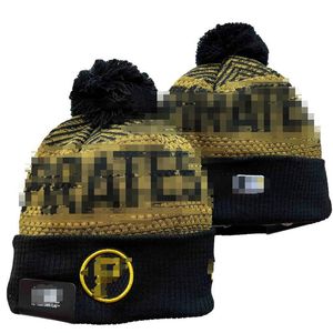 Pittsburgh Beanie Pirates Bonnets Équipe de Baseball Nord-Américaine Patch Latéral Hiver Laine Sport Tricot Chapeau Casquettes De Crâne a1