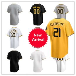 Pittsburgh Pirates Custom Pirates Baseball Jerseys Willie Stargell 22 McCutchen 21 Roberto Clemente 13 Ke'bryan Hayes 15 Oneil Cruz 10 Bryan Reynolds 65 Jack Suwinski