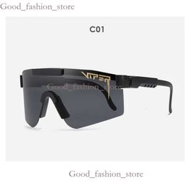 Lunettes de soleil Pitvipers Sport Sport pour hommes / femmes Eyewear à vent en plein air de haute qualité 100% UV Mirored Lens Designer Sunglasses 284