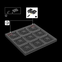 Pixel Art Painting Building Blocs MOC Parts Set Toys for Photo Frame Compatible 31202/31204 184PCS / LOT