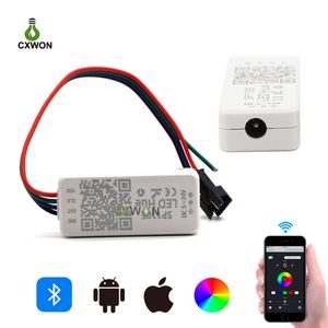 Pixel LED-controller SP110E Bluetooth Pixel Controller voor SM16703 TM1804 UCS1903 WS2812B SK6812 RGB RGBW PIXELS LED Strip iOS Android