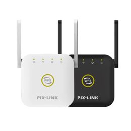 PIXLINK 300MBPS WIFI REDUCTEURS DE RECHERCHE WIFI 2.4GHZ Wireless Mini Router Extender avec 2 antennes externes Réseau à domicile 802.11N / B / G WR22