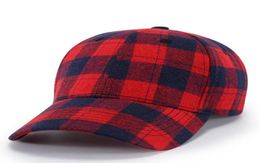 Sombrero de béisbol a cuadros 11 Colors Bufflao Checked Unisex Snapback Cap Hiphop HiPhop ajustable 20pcs OOA74551109312