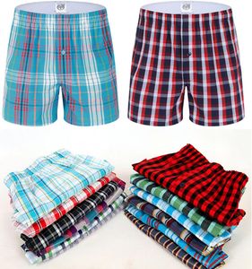 Plaid Men Boxer shorts Heren ondergoed ondergoed stammen katoen Cuecas ondergoed boksers voor mannelijke geweven homme bokser pijl panties1989869
