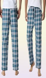 Papin de pyjama à carreaux à carreaux Pantalons de sommeil se prélassent à la maison détendue pantalon pantalon flanelle confortable jersey coton doux pantalon pijama hombre 25018314