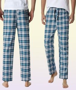 Pantalons de pyjama à carreaux à carreaux Pantalons de sommeil se prélassent à la maison détendue Pant