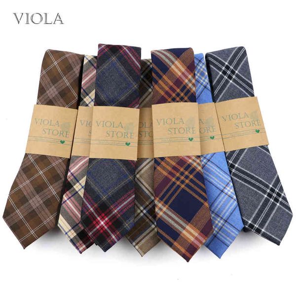 Plaid rayé doux TR tissu cravate 6.5 cm qualité maigre cravate smoking collège costume fête cravate pour hommes femmes cadeau chemise accessoire Y1229