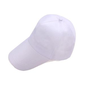 Plain Blank Sublimation Cap Polyester Heat Transfer Baseball Caps Hoed met verstelbare Snapback Groothandel Lot C0927
