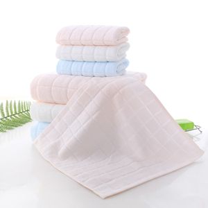 Toalla cuadrada de algodón liso para lavado de cara, toalla pequeña gruesa, pañuelo absorbente suave, toalla para bebé, toalla facial para niños 1223997