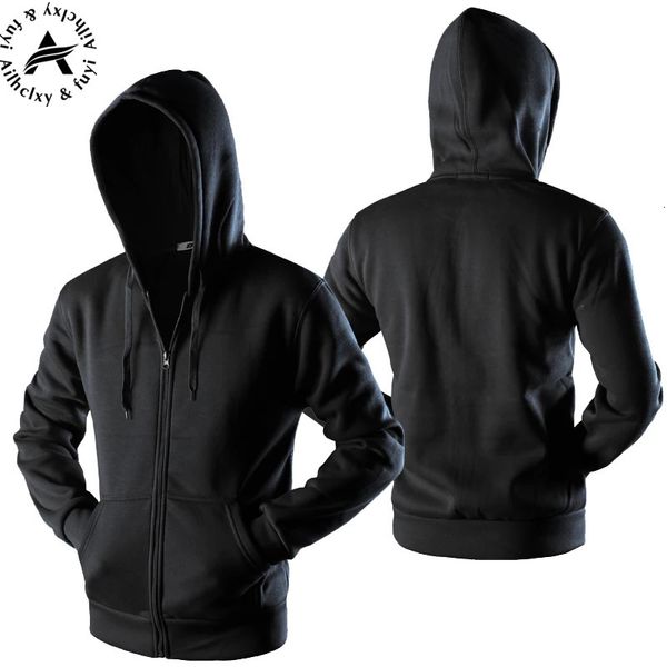 Veste à capuche zippée pour hommes, sweat-shirt à capuche avec fermeture éclair, haut d'extérieur, noir et gris, Boutique pour hommes, 240226