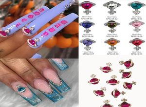 Planète 3D Nail Art Charms Strass Designer Charm Gems Kawaii Nails Bijoux Manucure Décoration Accessoires Entier LHQ0367513491