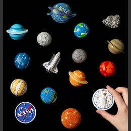 Planet Astronaut Spaceship Magnet Koelkast Magneten Persoonlijkheid Creatieve magnetische stickers Home Decor Gift Collection 240429
