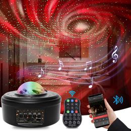 Planetarium Projector Galaxy Nieuwheid Lamp Starry Sky Bluetooth Speaker Music 3d Ring Night Light Children's Kids Gift Home Decor