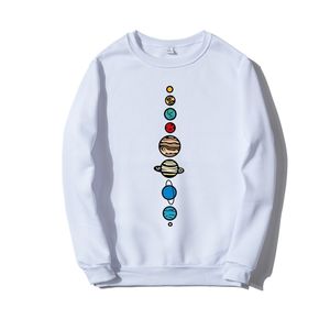 Planeten kleur mannen hoodie sweatshirts 2020 herfst winter warme fleece hoge kwaliteit sweatshirts creatieve ontwerp grappige mode tops y0809