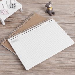Planner Book Maandelijks wekelijkse dagelijkse agenda schema blanco dagboek Diy Study Notebook W3JD
