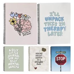 Planificateurs Mind Mental Health Notebook Diary Auto-discipline Améliorez le bonheur Notes d'auto-soins Planificateur scolaire fournit plus de bonheur
