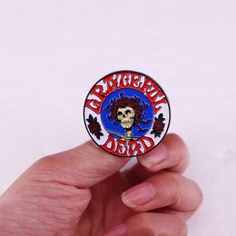 Grateful Dead Music Elaw Pin Childhood Game Film Film Quotes Broche Badge Cute Anime Movies Games Hard Emaille Pins