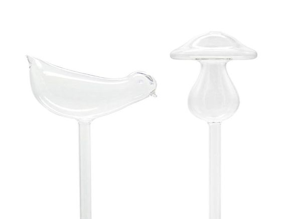 Arrosage de plante Bulbes Birdmushroom Design Handsclown Verre Auto-arrosage transparent5498371