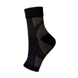 Chaussettes pour fasciite plantaire (3 paires) pour soulager la tendinite d'Achille, manchons de pied de compression avec soutien de la voûte plantaire, douleur au talon, cheville du pied