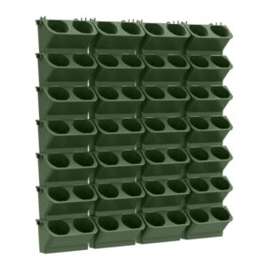 Plantenbakken 4 Stuks Zelf Water gevende Bloempot Muur Opknoping Verticale Vetplanten Plant Stapelbare Muur Planter Huis Tuingereedschap Plastic Bonsai pot