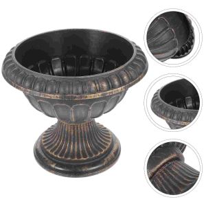 Pot de fleurs romain en plastique, présentoir, plantes d'extérieur, Vase trompette de mariage, grand Pot de fleurs
