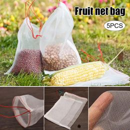 Jardinières de jardin, sacs de Protection pour légumes, raisin, fruits, sac de culture de plantes, filet à cordon anti-oiseaux, pochette en maille, lutte antiparasitaire