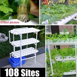 Plantenbakken Potten 108 36 Gaten Hydrocultuur Leidingen Site Grow Kit Watercultuur Plantenbak Tuin Systeem Kwekerij Pot Rack 220V339a