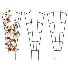 Plantenbakken Potten 124PC Klimrek Ijzer Tuin Plant Ondersteuning Stake Stand Bloem Trellis Frame Decor 231216