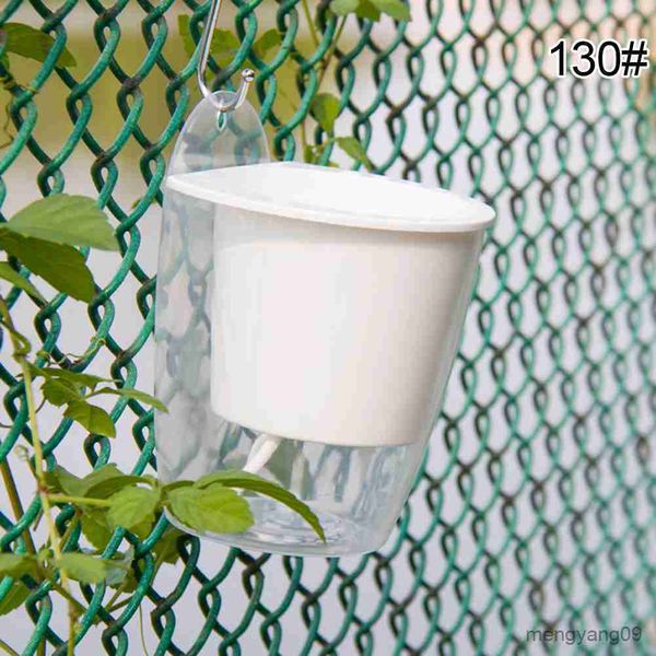 Macetas Macetas 1PC Auto Auto Riego Colgando Maceta de plástico Capas Jardinería Pared Cuidado de plantas Accesorios para el suelo Cestas Macetas Ventana R230620