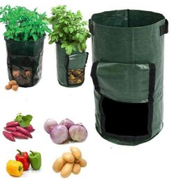 Plantadores de macetas 2 PCS Planta Grow Bolss Garden en casa Pot de papa Vegestes Vegetales Hidratante Bolsa vertical Sedling9113523