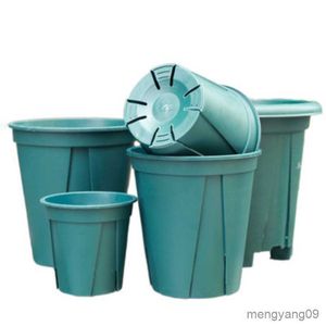 Jardinières Pots 5pcs Plante en plastique Pot de fleur plateau vert cultiver plantenpot Jardin planteur outils mignon pépinière Pots Jardinage pour herbe Succulentes R230620