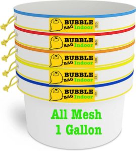 Plantenbakken Potten Alle Mesh Bubble Zakken 1 Gallon 5 stks Kit Kruiden Ijs ctor Hash Essentie Shampo Flter ction Grow Bag 230625