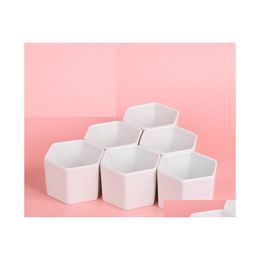 Planters potten keramische bonsai groothandel mini witte porselein bloemenpots leveranciers voor het zaaien van gezegde indoor huis kwekerij SN4171 Dr Dh9MJ