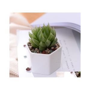 Planteurs Pots Céramique Bonsaï En Gros Mini Blanc Porcelaine Pots De Fleurs Fournisseurs Pour Intérieur Maison Fournitures De Pépinière Sn4171 Drop Deli Dhqw1