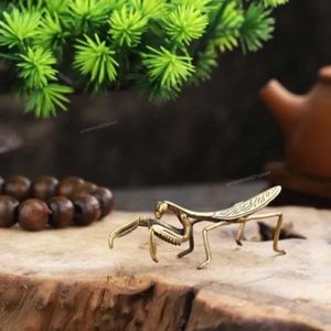 Planters potten koper mantis miniatuur ornament vintage bloem pot decoratie decoratieve ambacht accessoires thee pet antiek