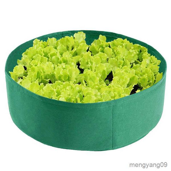 Macetas Macetas Bolsa de cultivo de fieltro Maceta de verduras al aire libre Jardín Flor Suculenta Maceta Contenedor Engrosado Cama de jardinería R230621