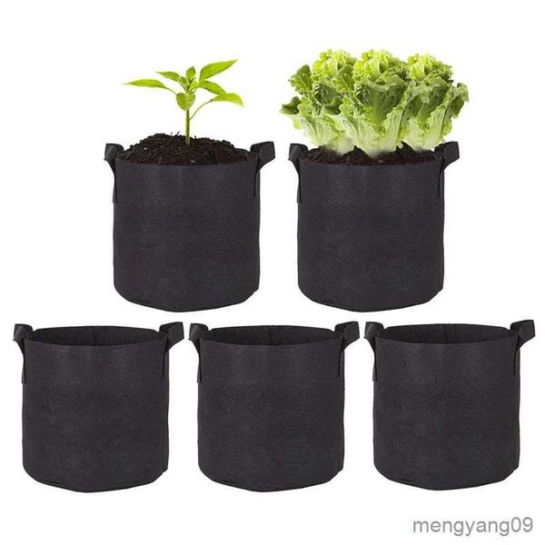 Jardinières Pots Feutre Plante Sacs De Culture Fraise Tomate Sac De Culture Réutilisable Légumes Planteur Fleur Herbe Plantation Pots Balcon Jardin Outils R230620