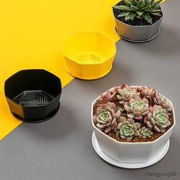 Jardinières Pots Pot De Fleur Planteur Plantes Succulentes Ouverture Plateau Inférieur Intérieur Maison Pot De Fleurs Fleurs Durables Avec Ventilation Respirante R230620