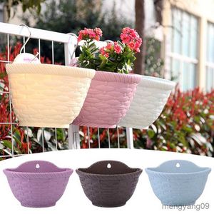 Jardinières Pots Chaud Panier De Fleurs Suspendus Garden Party À La Main DIY Articles Divers Organisateur Tenture Artificielle Rotin Décor À La Maison Pots R230621