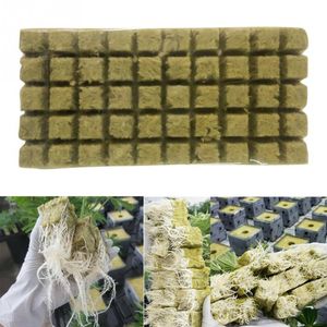 Planters Potten Hydroponic Grow Soilless Rockwool Cubes Mini Compress Base Teelt Tuin Niet-toxisch Steriel Agricultural Planting Greenh