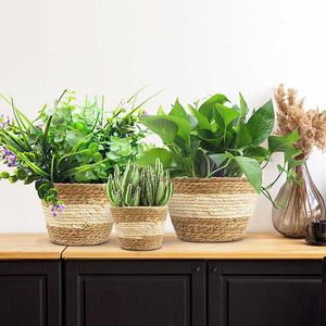 Planters Pots Keranjang tanaman keranjang penyimpanan Pot tanaman bunga pour votre jardin