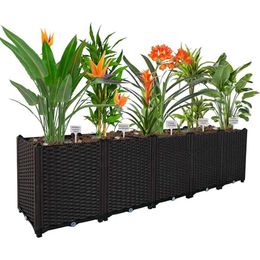 Plans de jardinières Grands lits et pots de plante de jardin extérieur sont parfaits pour les terrains de balcon fleurs